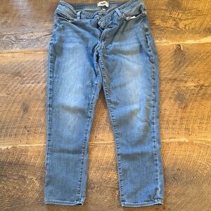 PAIGE High Rise Classic Blue Jeans